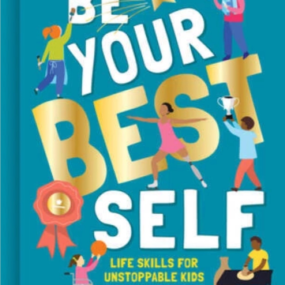 Be Your Best Self Book for Kids - Blue and Gold
